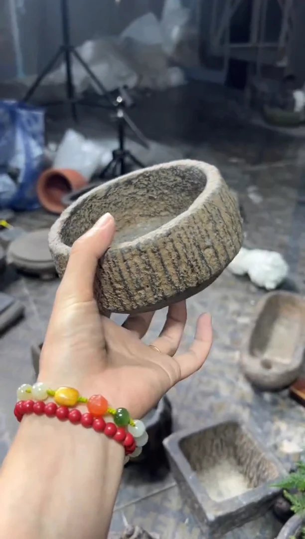 陶土【火山泥】小石钵