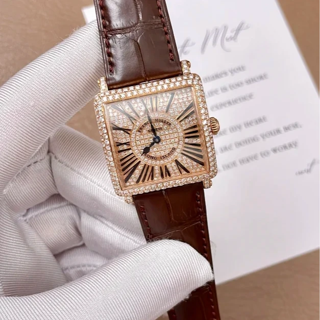 95新 Franck Muller/法兰克穆勒 法兰克穆勒后镶钻石英女表NO.173