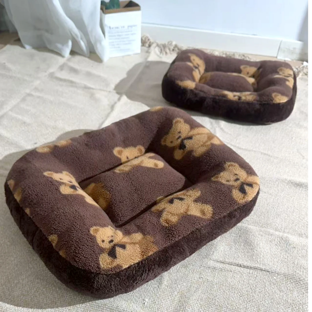 宠物窝加绒加厚垫子 趴趴垫猫狗睡垫底垫狗窝秋冬保暖中小型犬猫