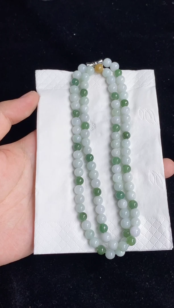 未镶嵌手串翡翠55号链接天然缅甸翡翠A货一物一证
