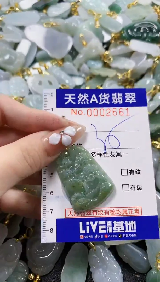 颈饰未镶嵌翡翠天然A货翡翠