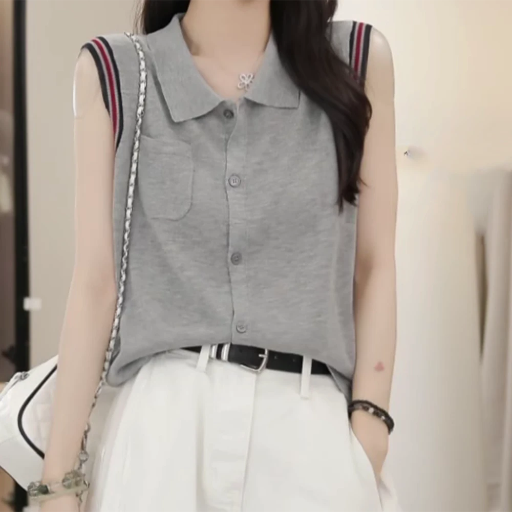 【克制优雅】2025夏季新款休闲T天-丝+亚麻设计师上衣C5