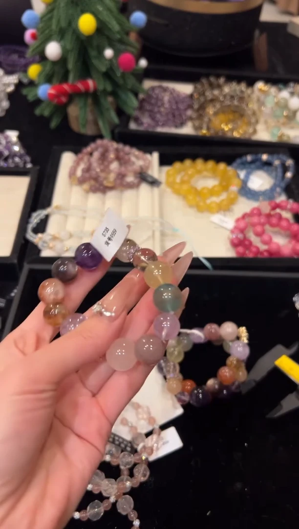 未镶嵌手串水晶多宝手串