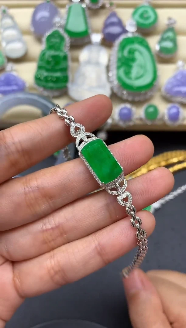 未镶嵌手链翡翠422-中国好珍宝