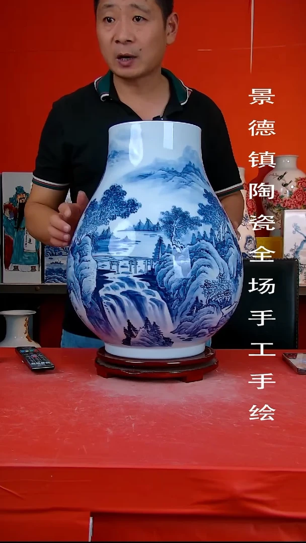 摆件景德镇陶瓷 全场手工手绘21