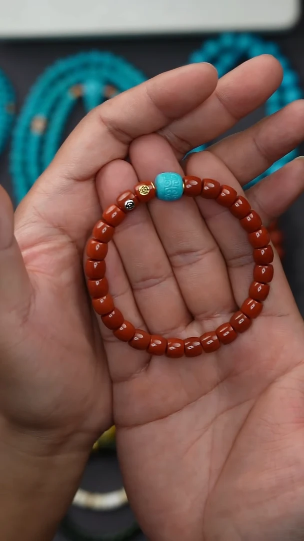 未镶嵌手串南红玛瑙f****.南红手串