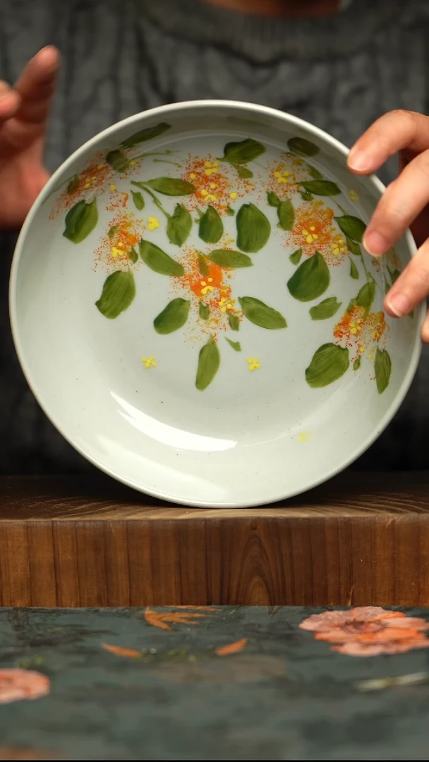 杯釉下彩手工手绘同款陶器