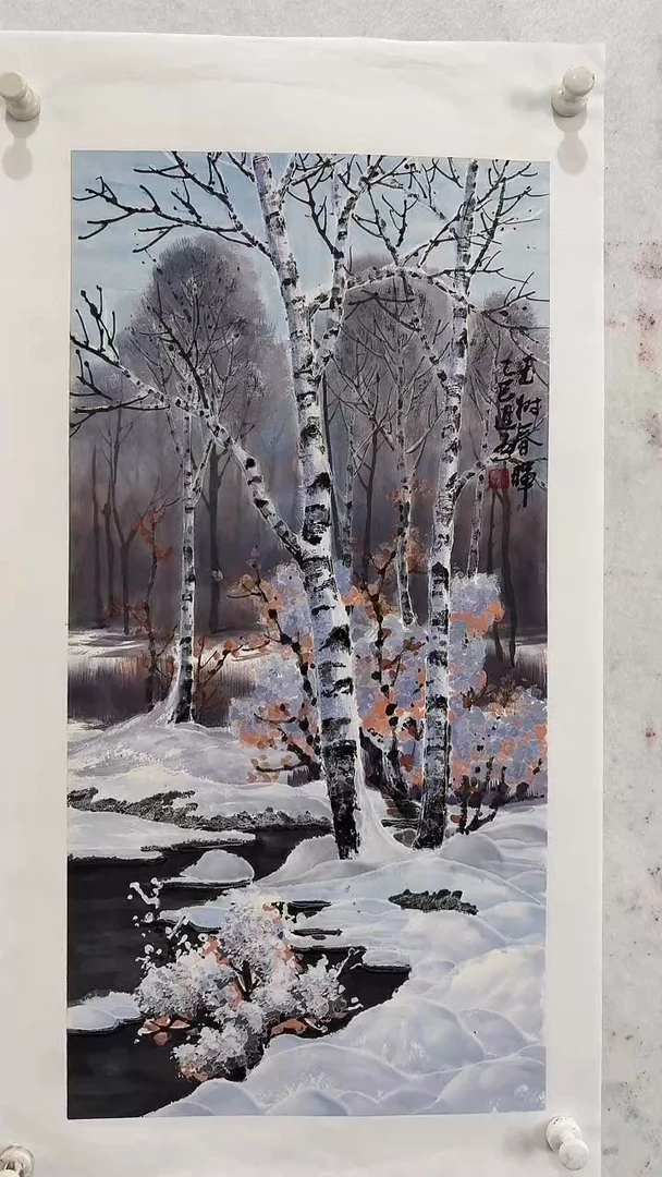 国画手绘原稿-吕延冬-山水-2平尺
