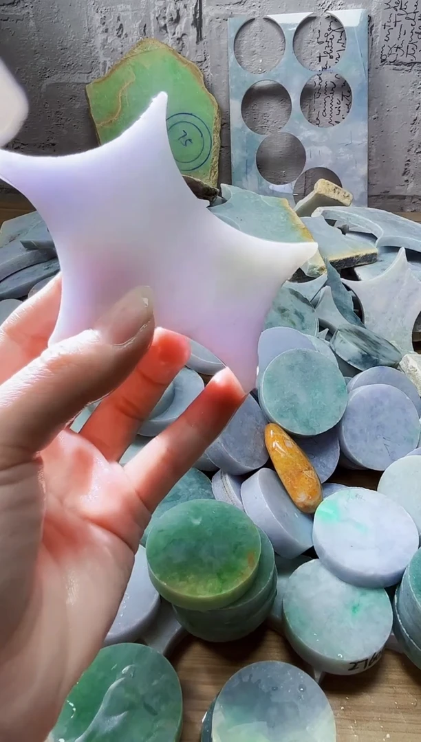 裸石翡翠天然翡翠A货375