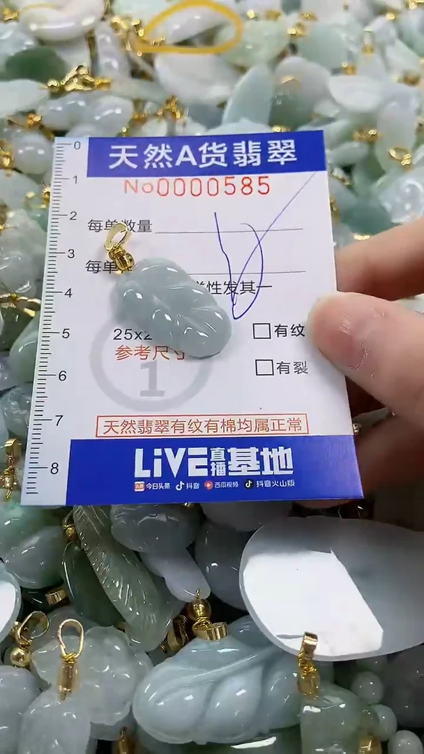 颈饰未镶嵌翡翠纯天然a货翡翠