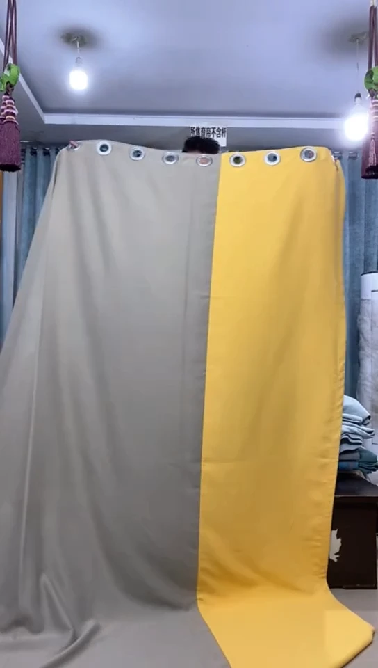 布成品窗帘    5.5*2.7