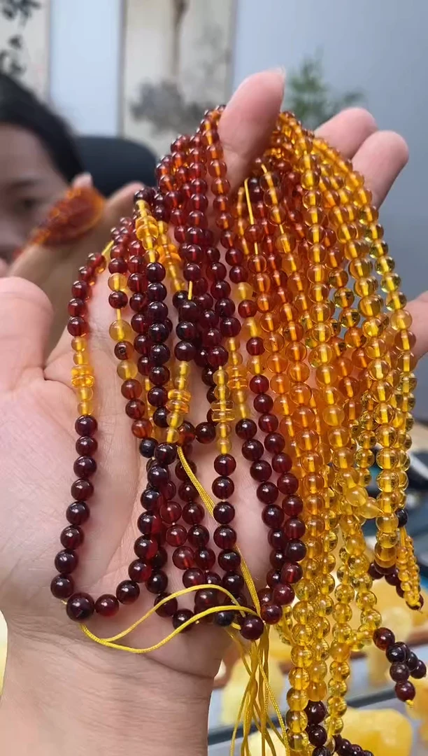 【闪购商品】琥珀裸石未镶嵌天然琥珀蜜蜡108多样性选一