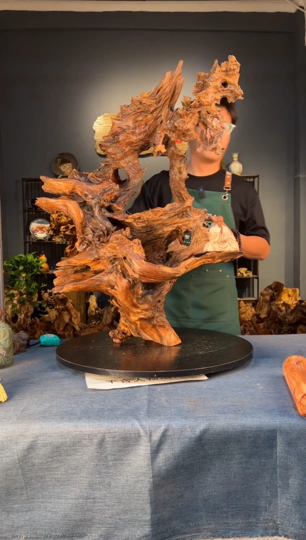 木卢师傅根艺作品（不包含人物摆件）