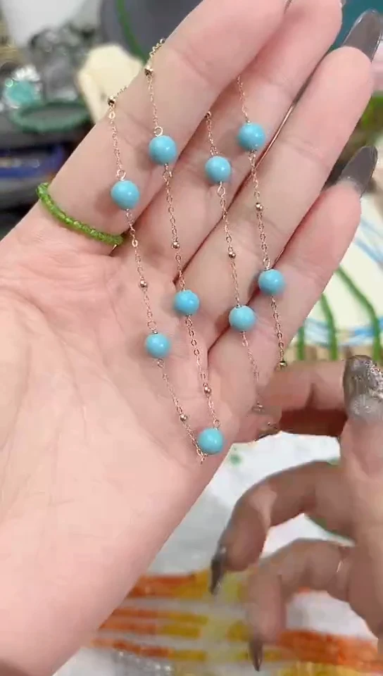 【闪购商品】水晶颈饰14K金镶嵌松99