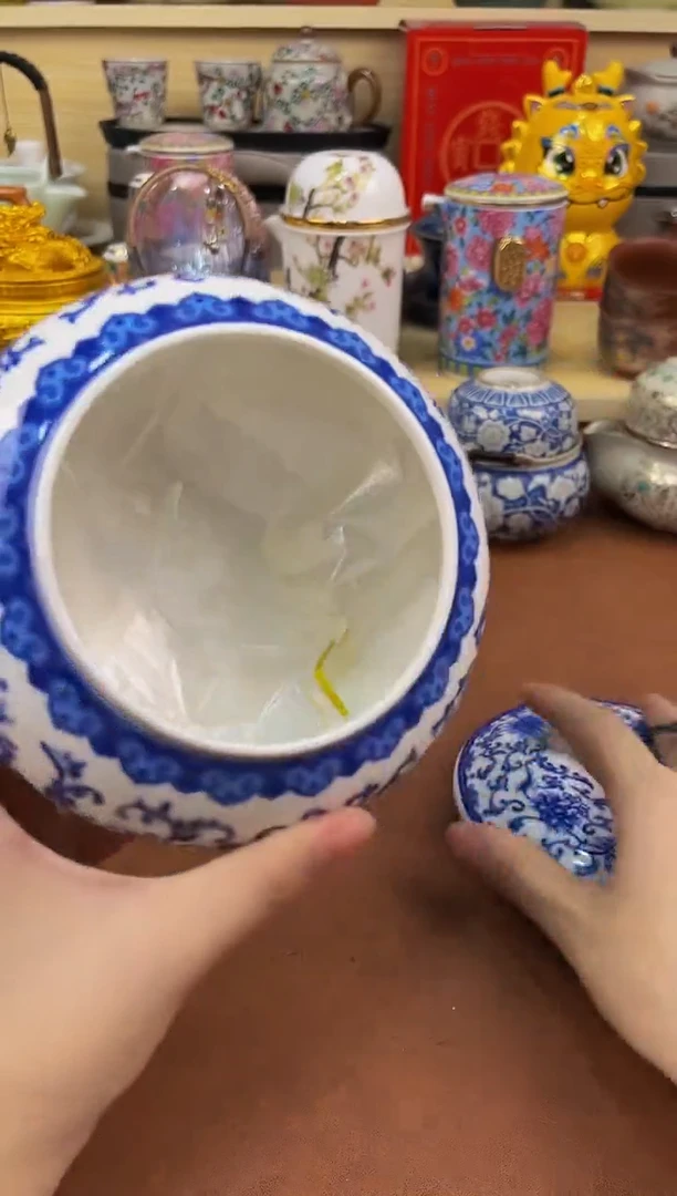 陶瓷茶具摆件旅行套组