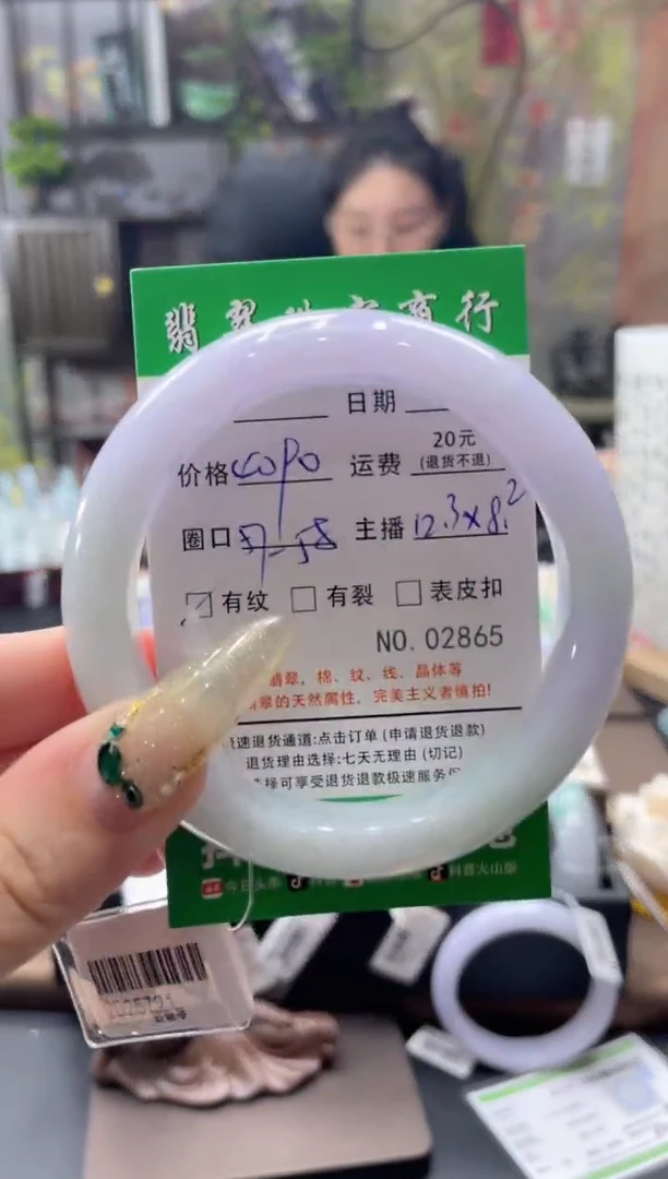 未镶嵌手镯翡翠02865****