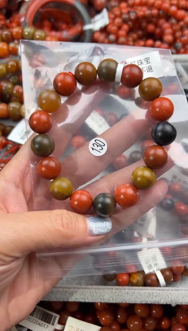 未镶嵌手串南红玛瑙12+