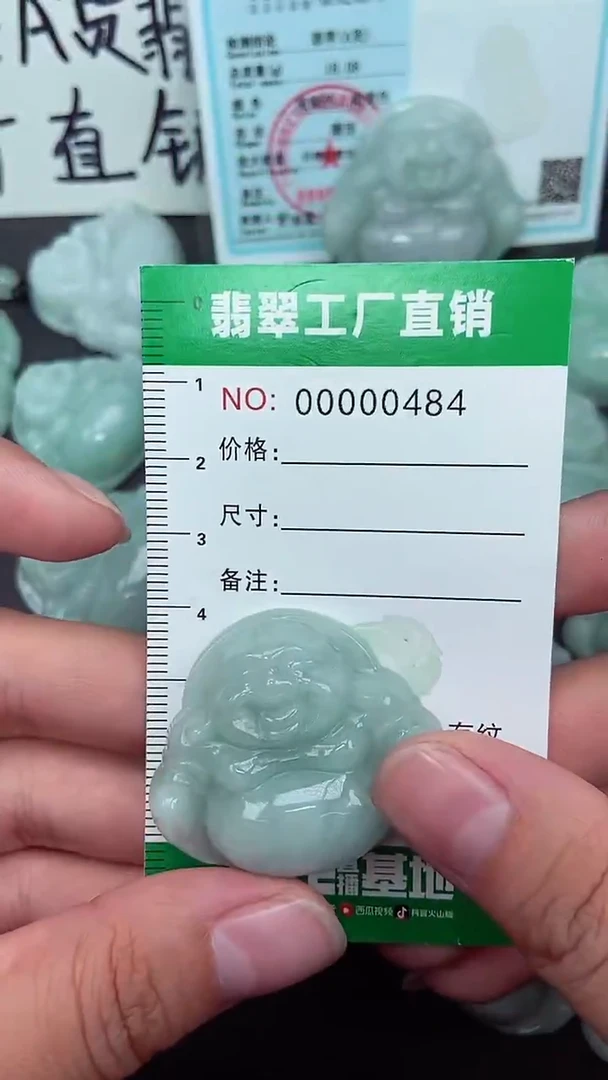 颈饰未镶嵌翡翠缅甸天然翡翠0484