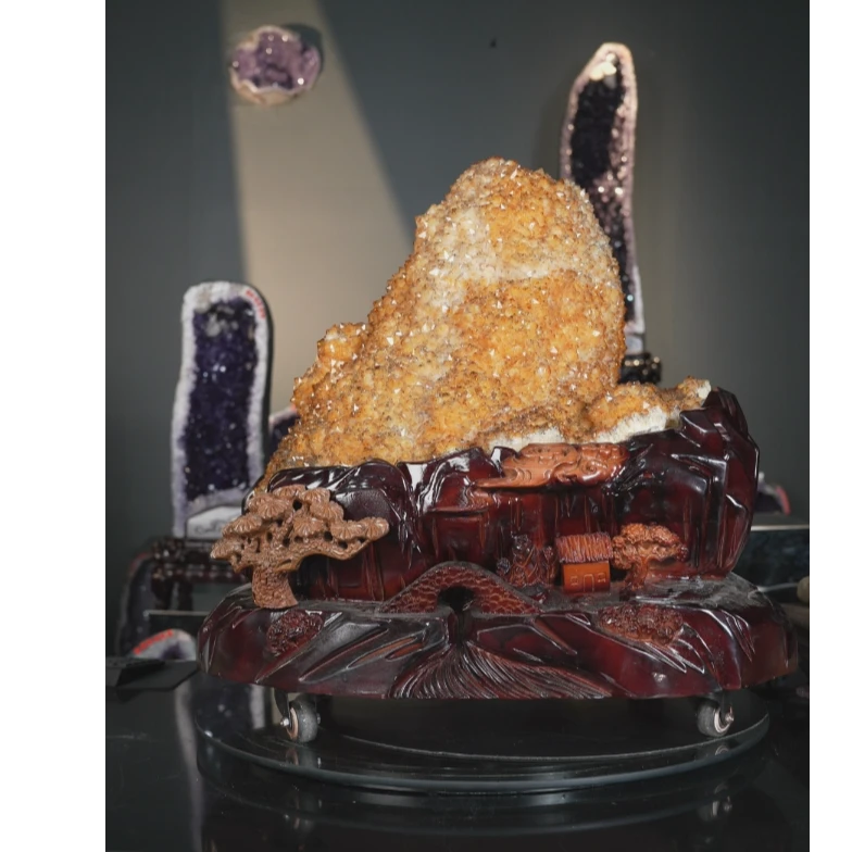 水晶一天然家居摆件*62*57*48