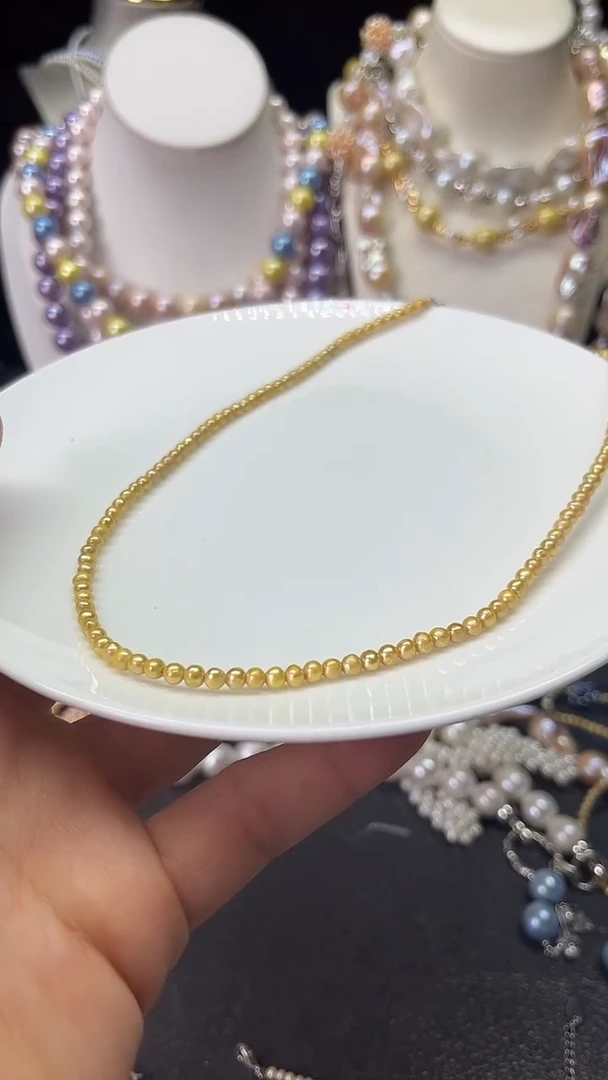 颈饰未镶嵌淡水珍珠多人