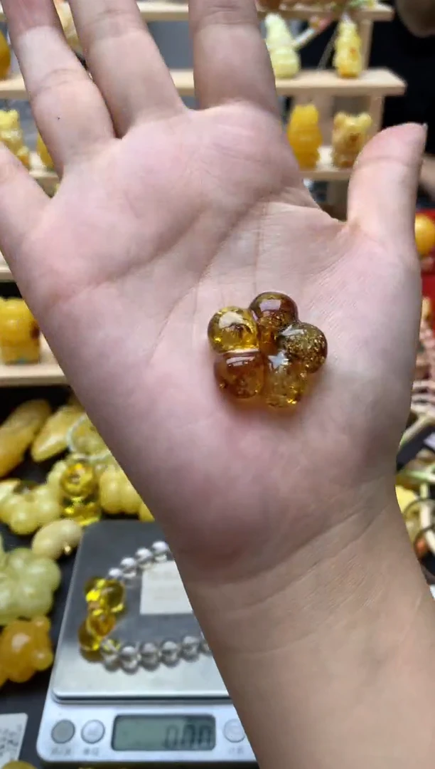 琥珀未镶嵌珠宝奇石099琥珀蜜蜡微瑕