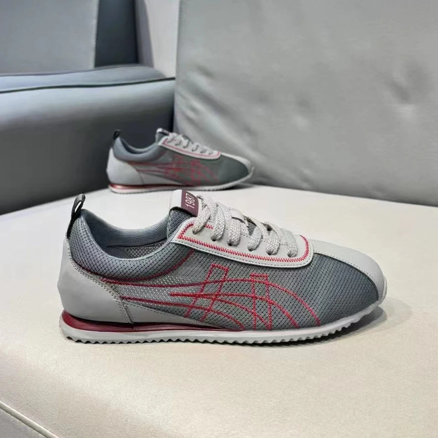 男鞋2025夏季新款德训鞋男潮鞋时尚休闲鞋透气百搭潮流轻奢阿甘鞋