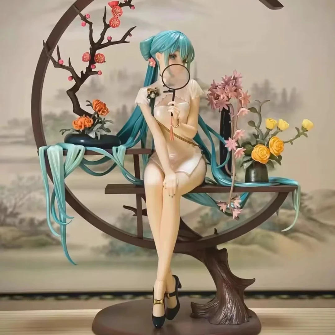 韶华初音未来古风旗袍歌姬手办动漫周边模型摆件3