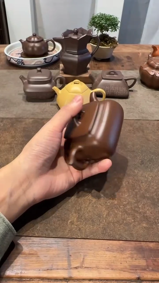 茶壶紫砂海*长四方紫砂壶