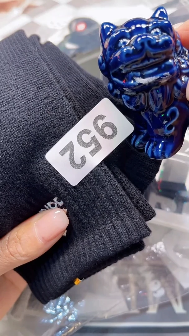 瓷片陶茶666文玩周边多人多样发五双香味男袜