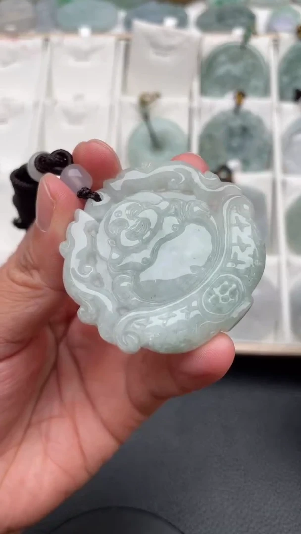 颈饰未镶嵌翡翠天然缅甸翡翠A货294