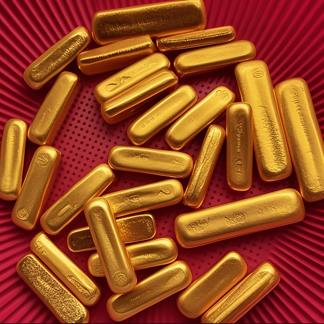 孟加拉赤金原材料金条里外金色可二次加工可铸造不掉色