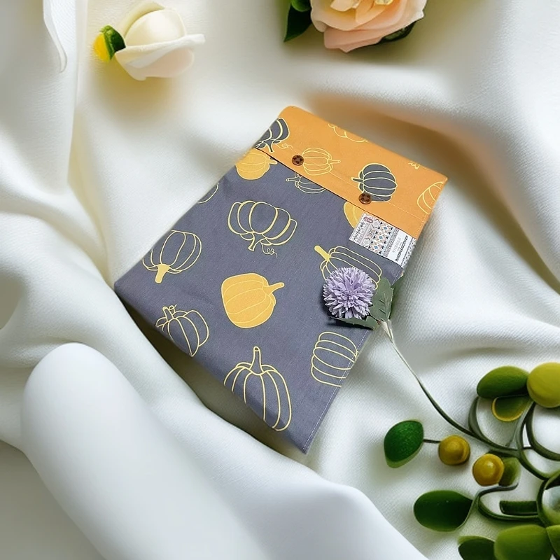 【小金瓜】纯棉纽扣单人被罩 1.6*2.1米四季全棉精梳棉单人被套