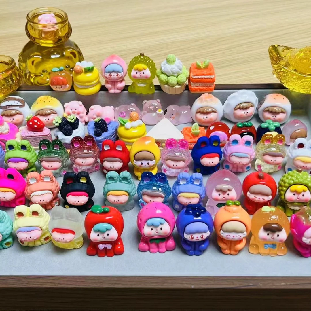 翠桃珠宝 树脂玩偶DIY大家族公仔多样性发一