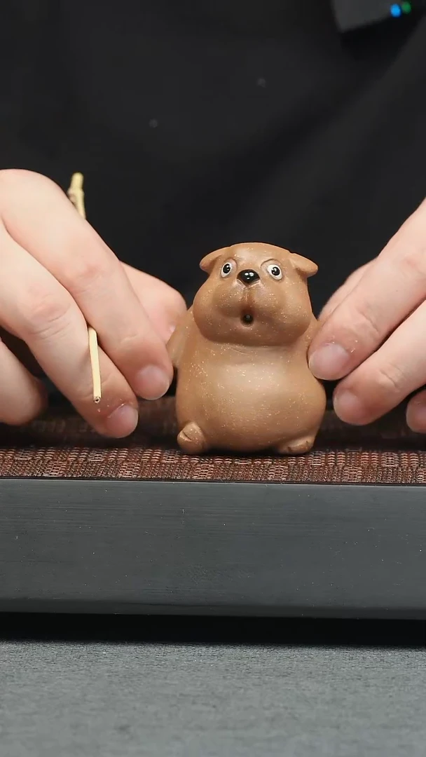 茶壶紫砂茶宠-目瞪狗呆-大