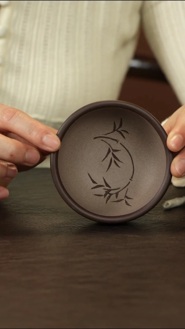 茶杯紫砂直播福利马晓君竹子主人杯约100CC