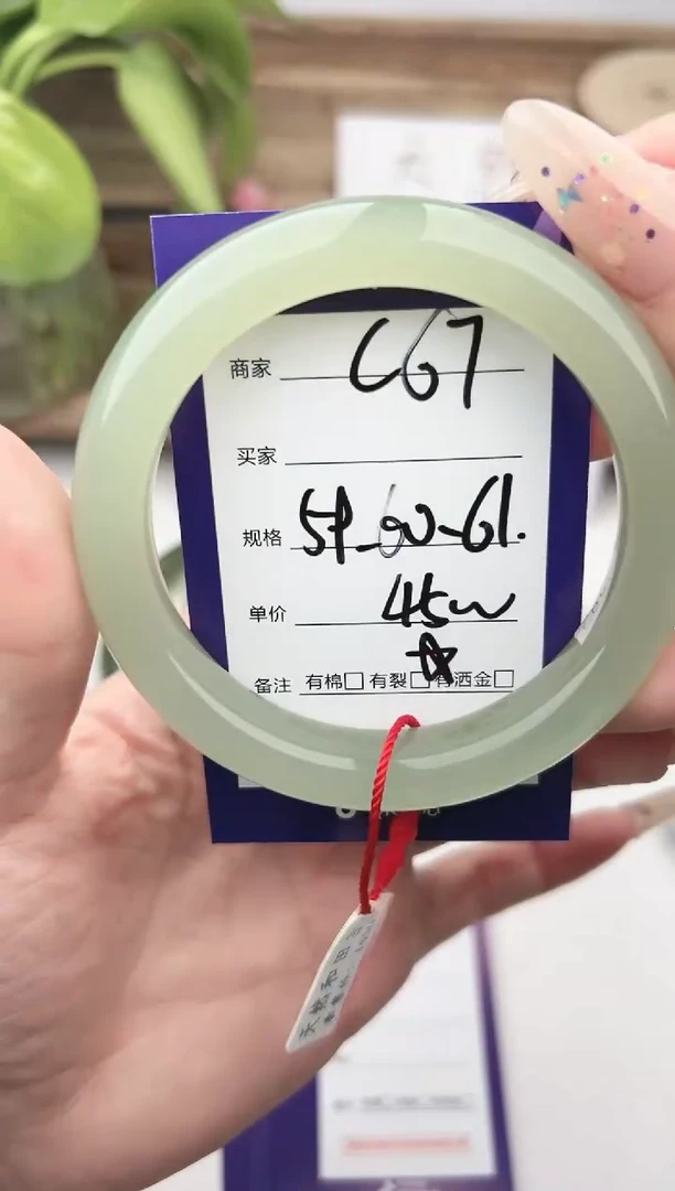 未镶嵌手镯和田玉微色差C67