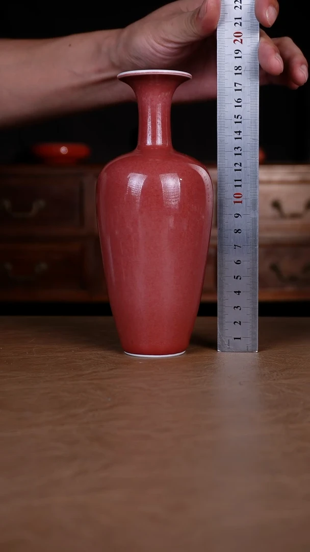 瓶豇豆红景德镇陶瓷