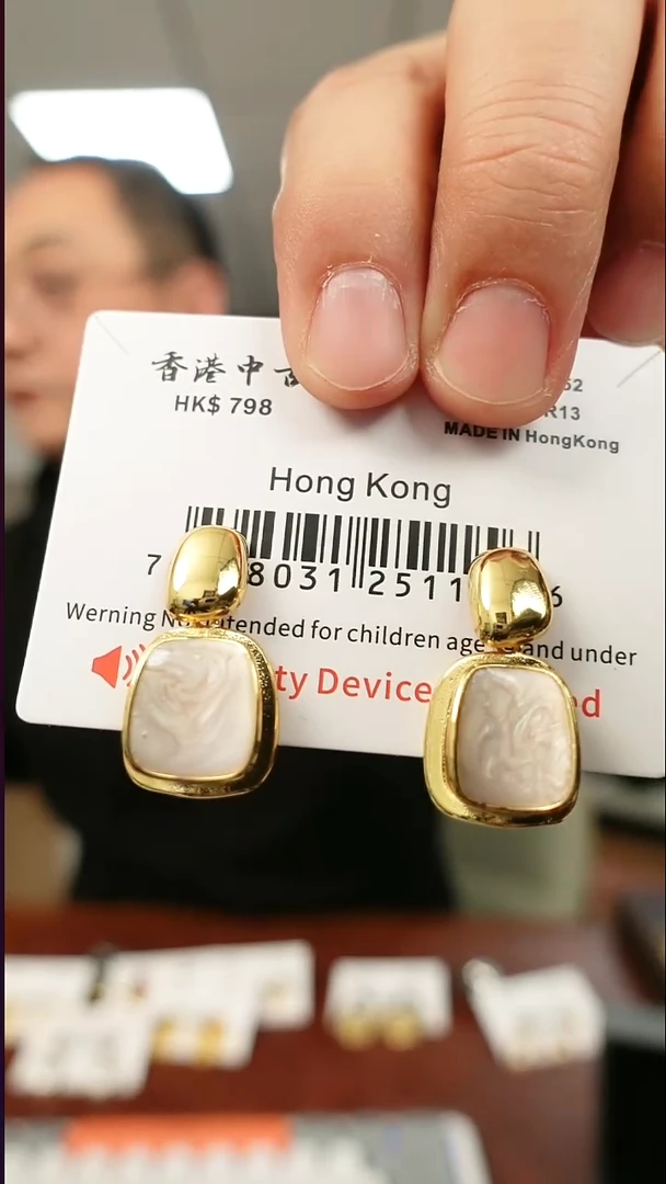 无合金珐琅釉  耳饰