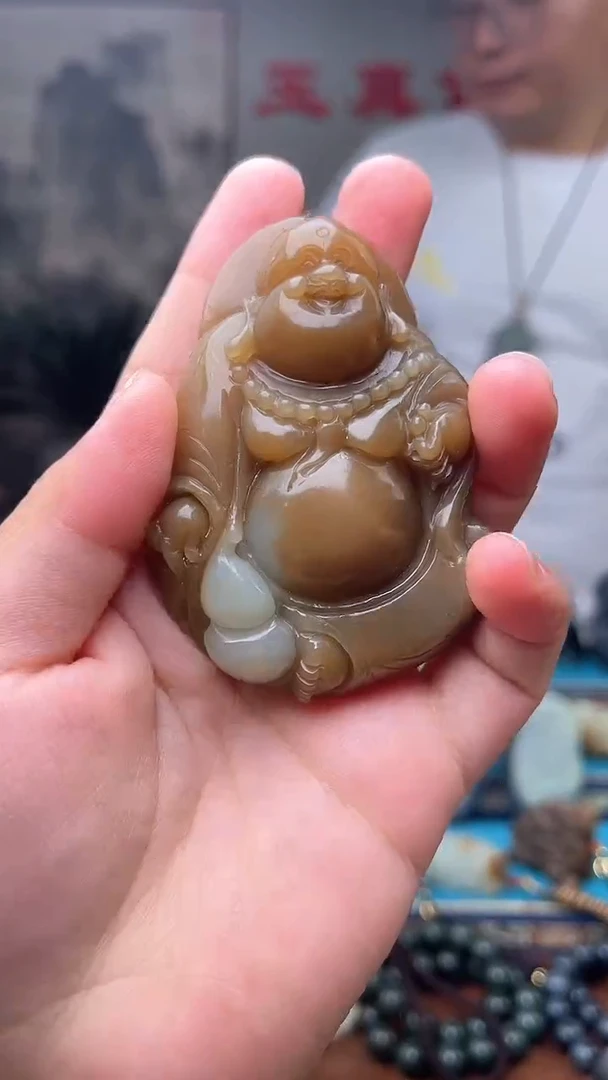 和田玉未镶嵌挂件1