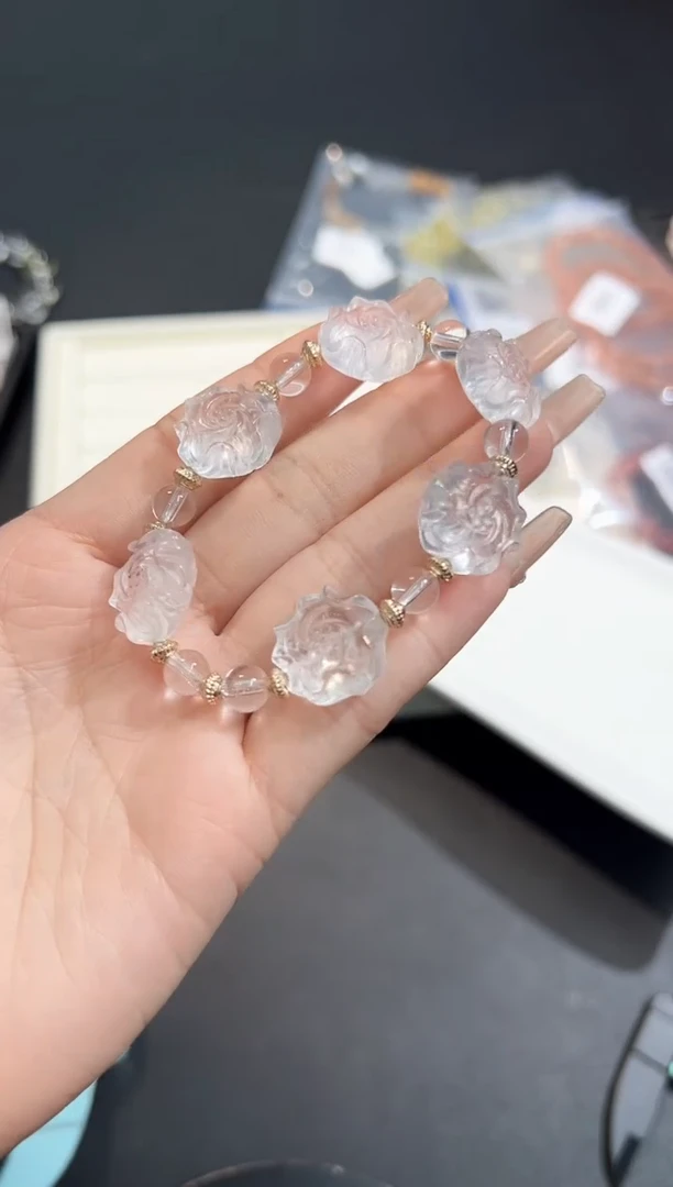 【闪购商品】水晶手串未镶嵌87H多样性发其一/1条默认微瑕