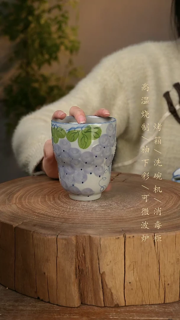 碗瓷景德镇手工手绘高温瓷釉下彩