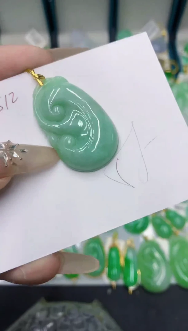 颈饰未镶嵌翡翠观**涛111111