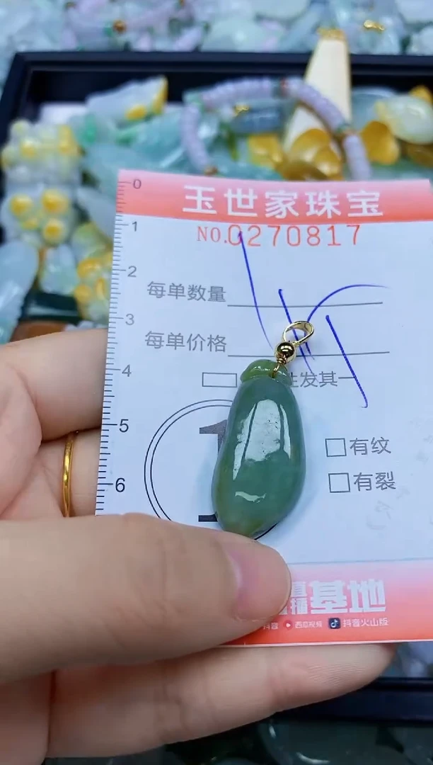 翡翠未镶嵌颈饰闪购0270817