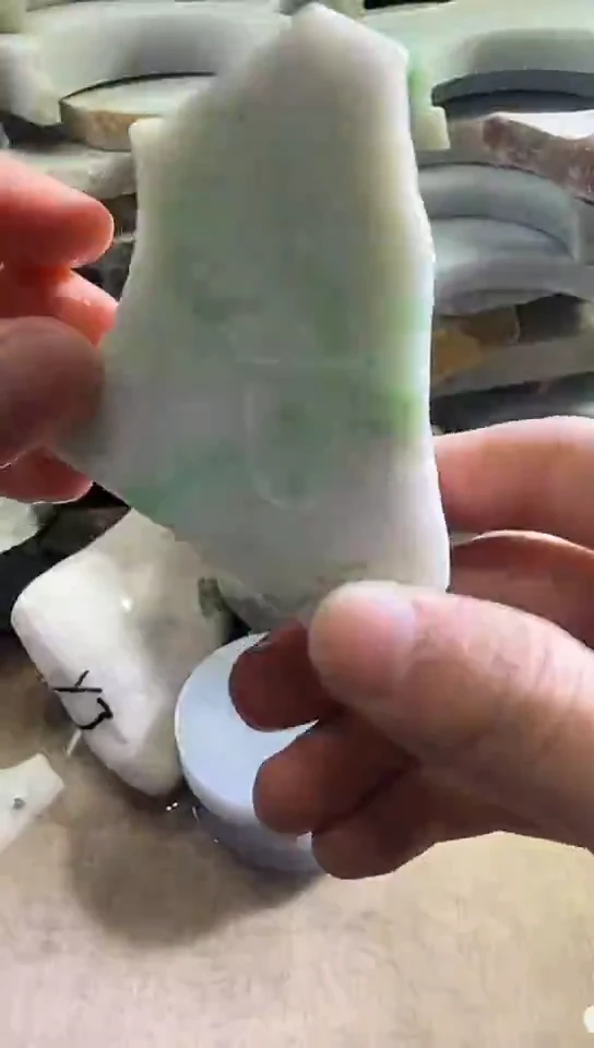 裸石翡翠缅甸翡翠A货花154