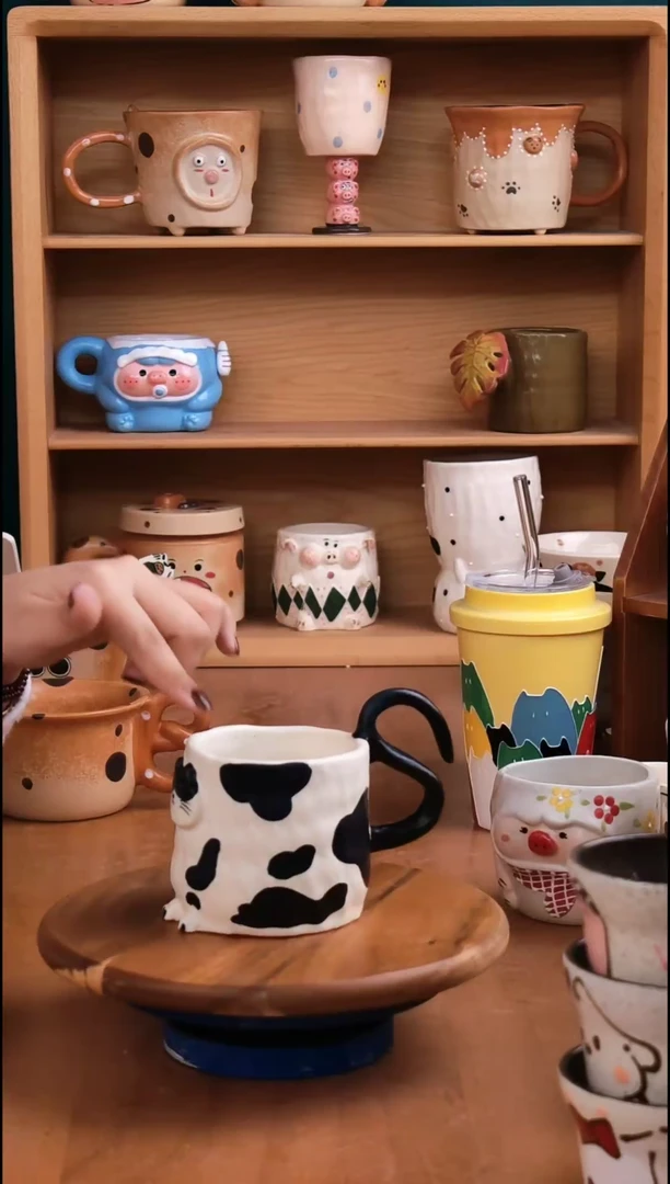 摆件陶景德镇原创手工陶瓷