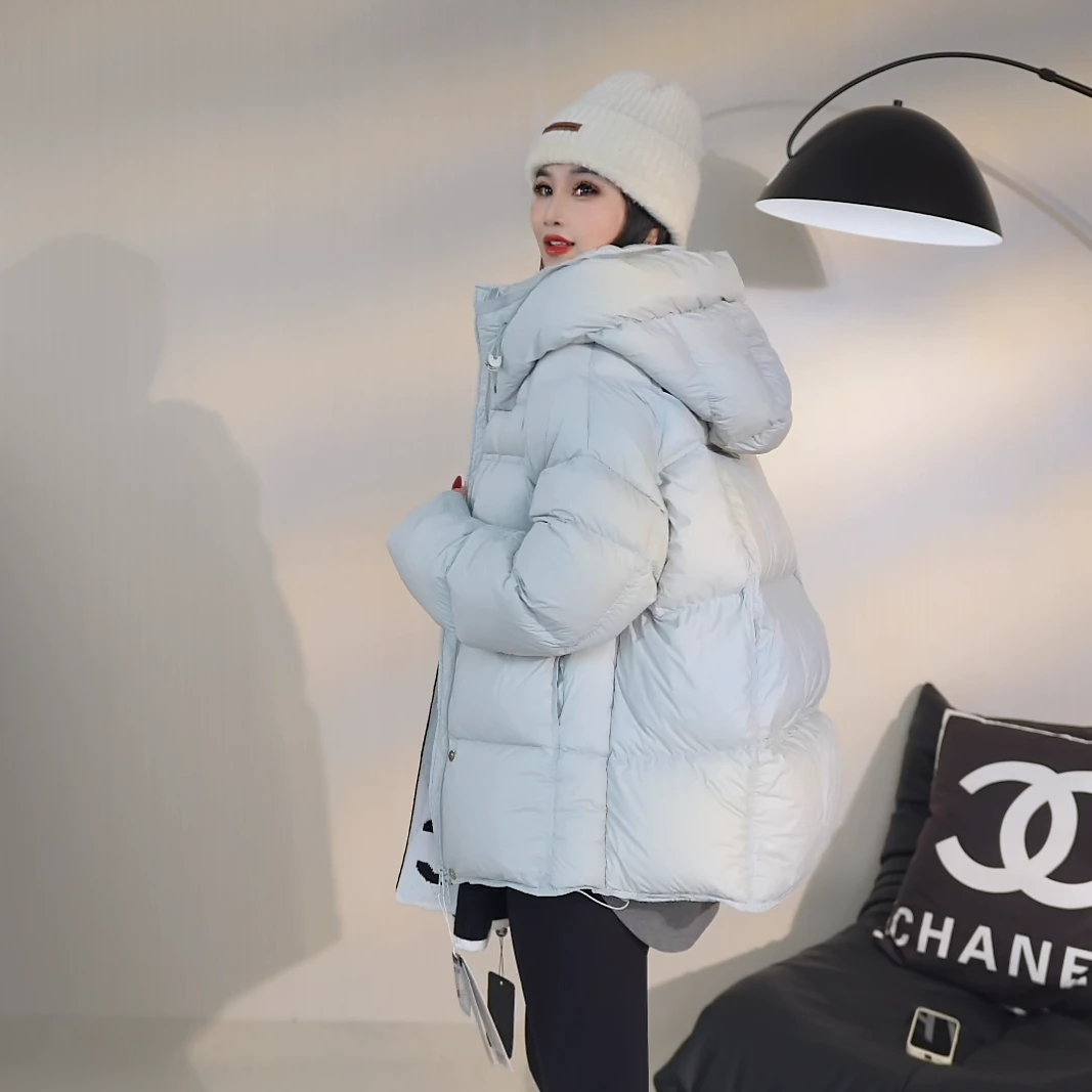 冬季（寒冰-40°72cm）科鲁达90白鹅绒羽绒服中长款女款爆款2024新款