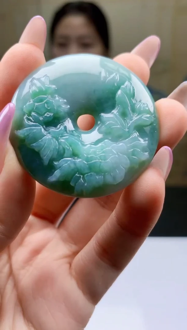 【闪购商品】定制翡翠未镶嵌4902ty-毛货挂件17