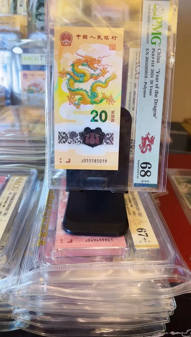 塑料2024 龙钞 单张  如图 啊啊啊