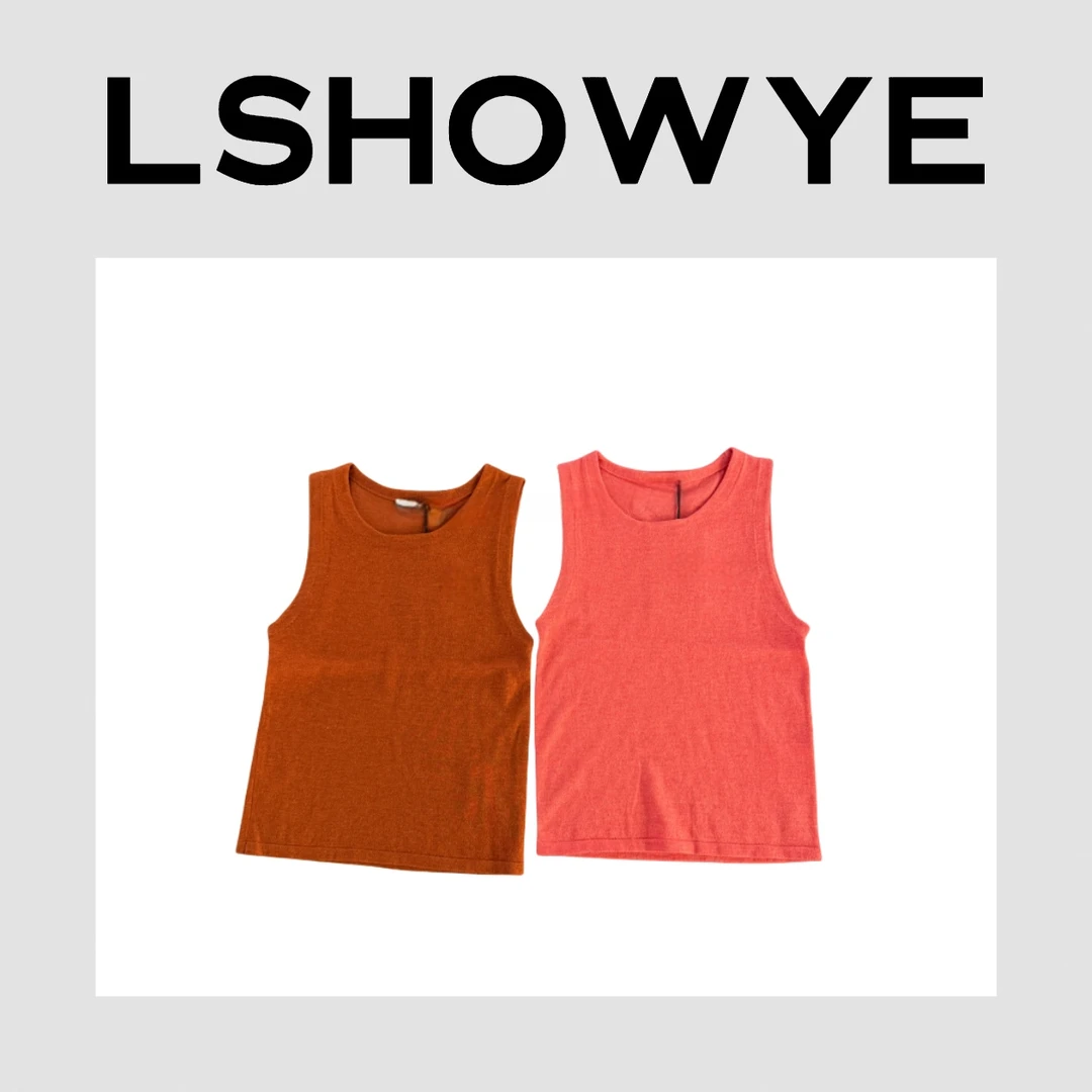 LSHOWYE｜早秋字母背心 Y8868991
