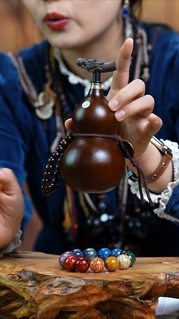 【闪购商品】125—光岳葫天然大漆酒葫芦不含漆珠